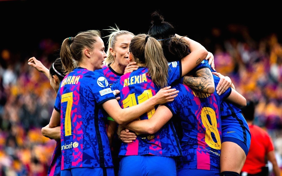 Jugadoras del Barça.