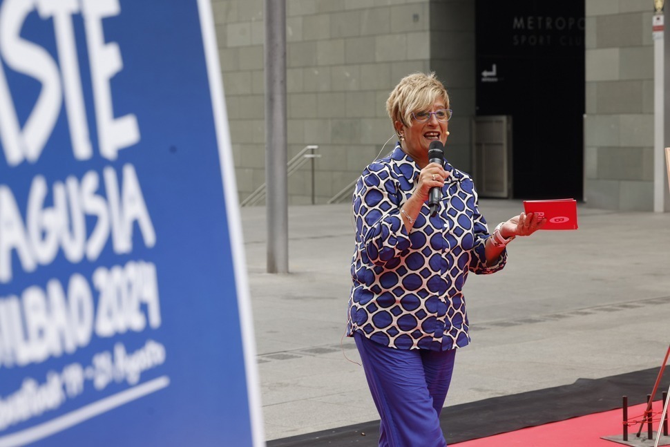 Itziar Urtasun, concejala de fiestas en 