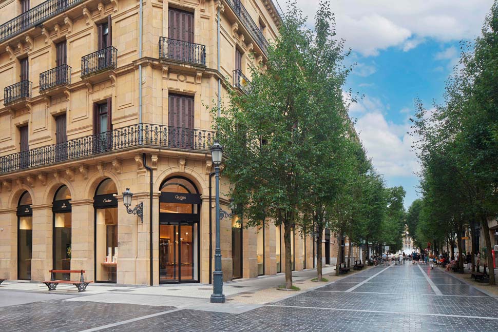 Exterior de la tienda.