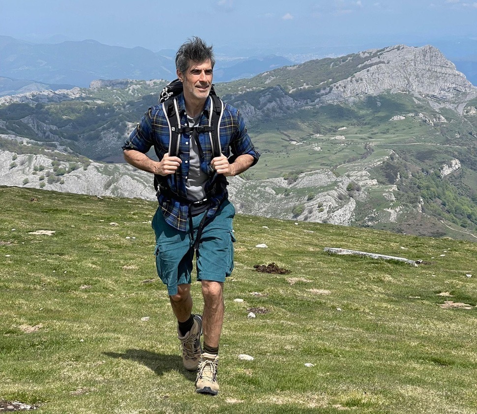 En el monte Gorbea.